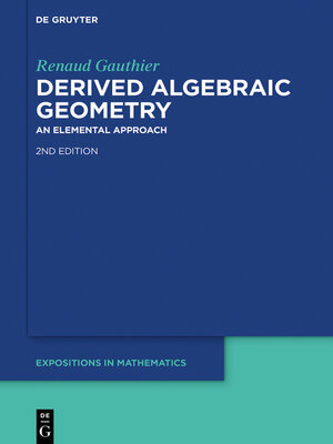 cover image of Derived Algebraic Geometry